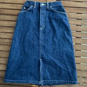 Vintage Lee Denim Skirt-tagged size 5